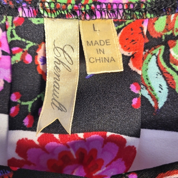 Chenault Beautiful Blouse Top Large Off-Shoulder Fancy Sleeves Excellent ❤️ - Picture 5 of 5